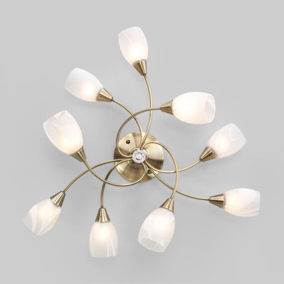 Eurosvet 00000055496 2275/9 Потолочный светильник античная бронза, изображение 4