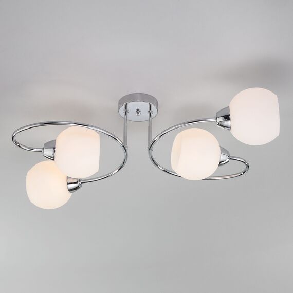 Eurosvet a052675 30136/4 Потолочный светильник хром