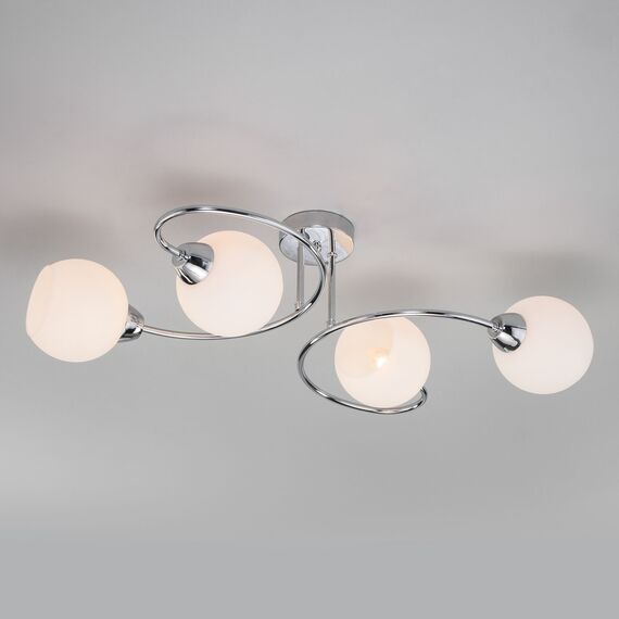 Eurosvet a052675 30136/4 Потолочный светильник хром, изображение 3