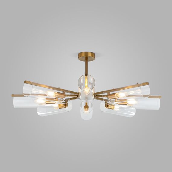 Eurosvet a060898 70144/8 Потолочный светильник латунь, изображение 2