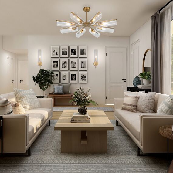 Eurosvet a060898 70144/8 Потолочный светильник латунь, изображение 5