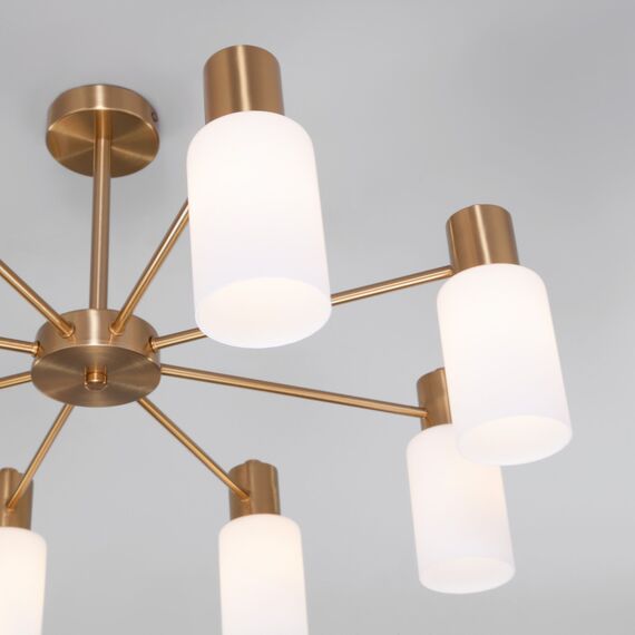 Eurosvet a057109 70160/8 Потолочный светильник латунь, изображение 2