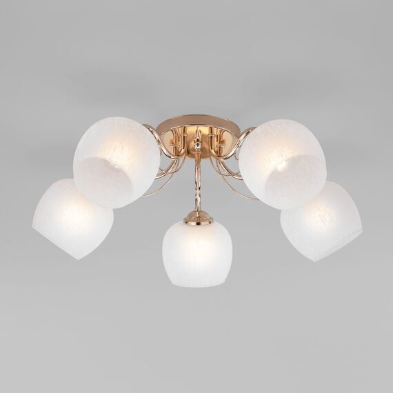 Eurosvet 00000084465 30138/5 Потолочный светильник золото