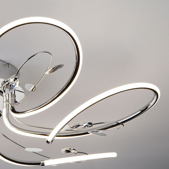 Eurosvet 00000083234 90082/6 Потолочный светильник хром, изображение 2