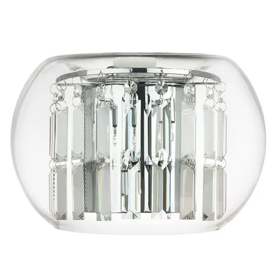 Lightstar 753634 Бра ACQUARIO 3х20W G4 12V ХРОМ хрусталь+стекло