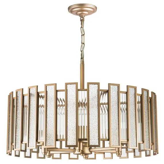 Lightstar 712062 Люстра AGAVE 6х40W E27 ШАМПАНЬ/ПРОЗРАЧНЫЙ