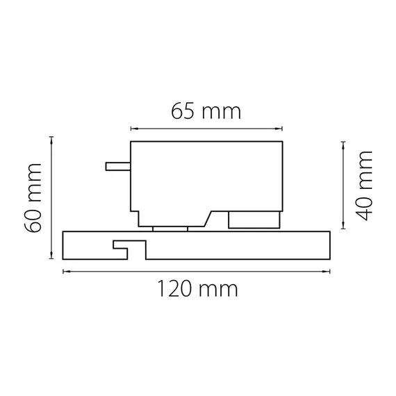 Lightstar 592066 Трековое крепление ASTA с 1-фазным адаптером к 21383х/21483х/21385x/21485x БЕЛЫЙ, изображение 3