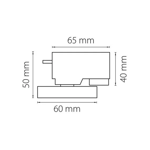 Lightstar 592077 Трековое крепление ASTA с 1-фазным адаптером к 05104x IP65 ЧЕРНЫЙ, изображение 3
