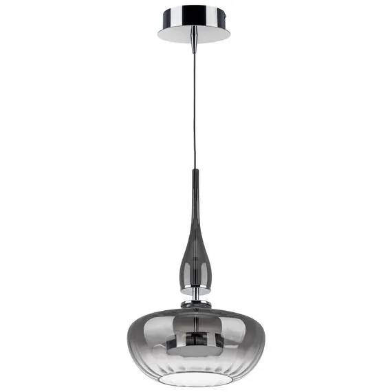 Lightstar 804401 Люстра ASTRA LED 12W 580LM ХРОМ/ДЫМЧАТЫЙ 3000K