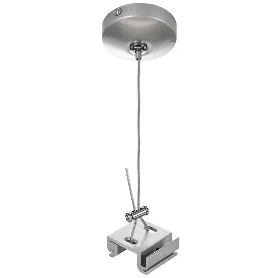 Lightstar 504179 Подвес BARRA универсальный трековый 1,5 м для однофазных и трехфазных треков СЕРЫЙ