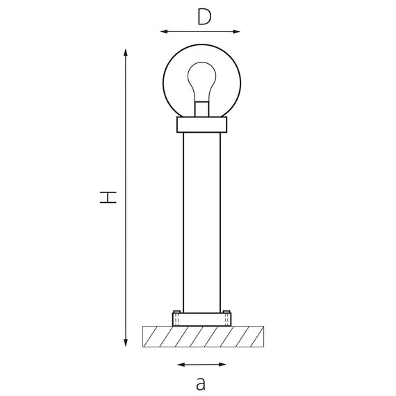 Lightstar 373910 Светильник BOLLA 1x10W (led) E27 ЧЕРНЫЙ IP65, изображение 2