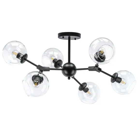 Lightstar 785067 Люстра BETA 6x40W E27 ЧЕРНЫЙ