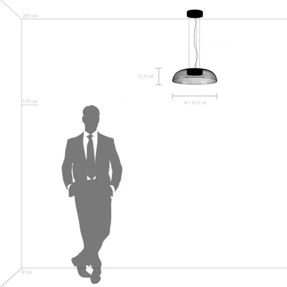 Lightstar 809210 Люстра CELESTA LED 24W 1200LM КОФЕЙНЫЙ/ПРОЗРАЧНЫЙ 3000K, изображение 4