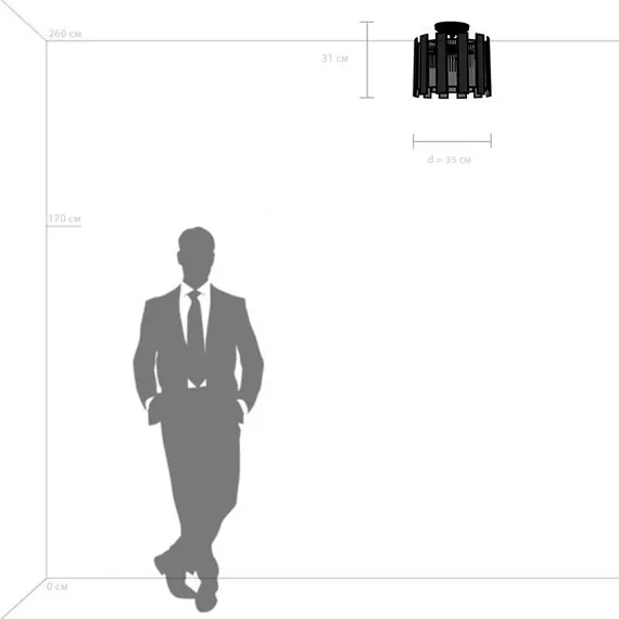 Lightstar 712042 Люстра AGAVE 3х40W E27 ШАМПАНЬ/ПРОЗРАЧНЫЙ, изображение 3