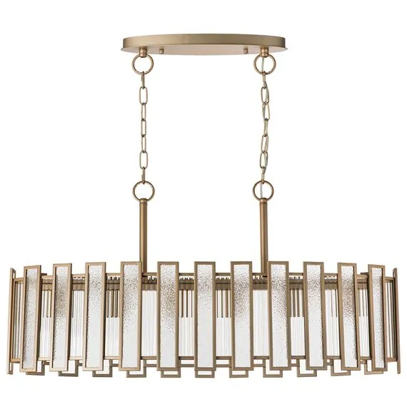 Lightstar 712162 Люстра AGAVE 6х40W E27 ШАМПАНЬ/ПРОЗРАЧНЫЙ