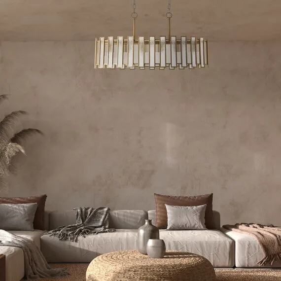 Lightstar 712162 Люстра AGAVE 6х40W E27 ШАМПАНЬ/ПРОЗРАЧНЫЙ, изображение 2