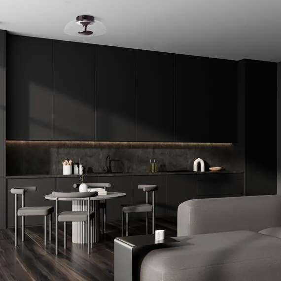 Lightstar 809200 Люстра CELESTA LED 24W 1200LM КОФЕЙНЫЙ/ПРОЗРАЧНЫЙ 3000K, изображение 2