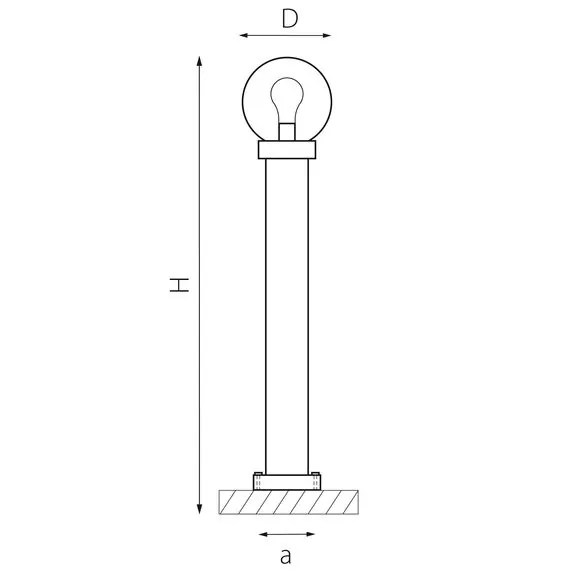 Lightstar 373710 Светильник BOLLA 1x10W (led) E27 ЧЕРНЫЙ IP65, изображение 2