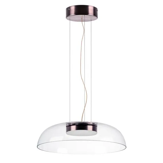 Lightstar 809210 Люстра CELESTA LED 24W 1200LM КОФЕЙНЫЙ/ПРОЗРАЧНЫЙ 3000K