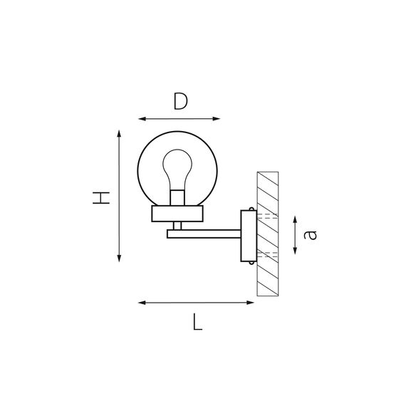 Lightstar 373620 Светильник BOLLA 1x10W (led) E27 ЧЕРНЫЙ IP65, изображение 2