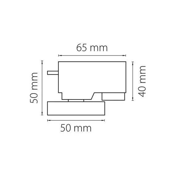 Lightstar 592019 Трековое крепление ASTA с 1-фазным адаптером к 05101xIP65/05105х/21444x СЕРЫЙ, изображение 2