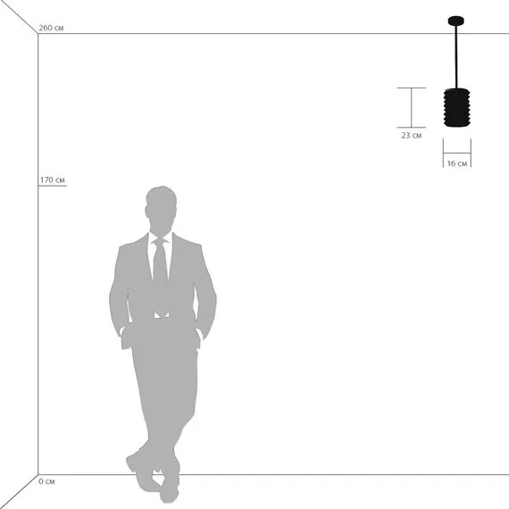 Lightstar 746018 Люстра AMERIGO 1х40W E14 УМБРА ПРОЗРАЧНЫЙ, изображение 3