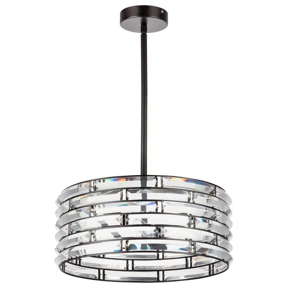 Lightstar 746048 Люстра AMERIGO 4х40W E14 УМБРА ПРОЗРАЧНЫЙ