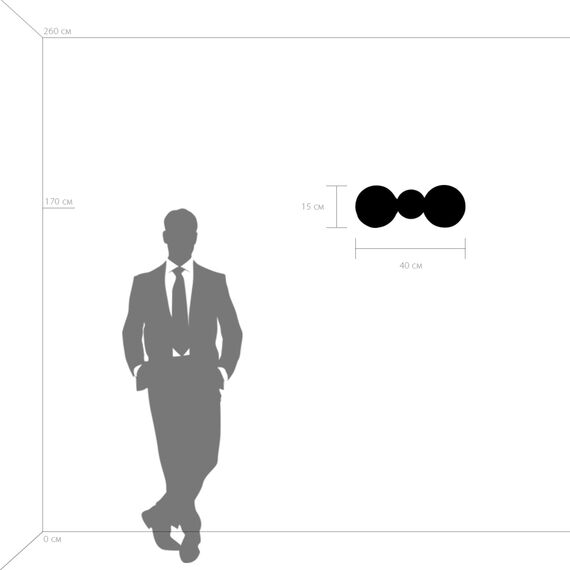 Lightstar 785627 Бра BETA 2x40W E27 ЧЕРНЫЙ, изображение 3