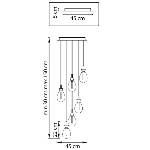 Lightstar 805169 Люстра COLORE LED 6х4W 1100LM ЗОЛОТО/МУЛЬТИКОЛОР 3000K, изображение 3
