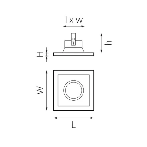 Lightstar D51607 Светильник DOMINO QUADRO МR16 (214516+214507), изображение 2
