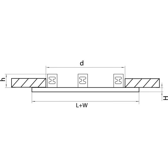 Lightstar 214536 Рамка DOMINO Triple QUADRO MR16 БЕЛЫЙ, изображение 2