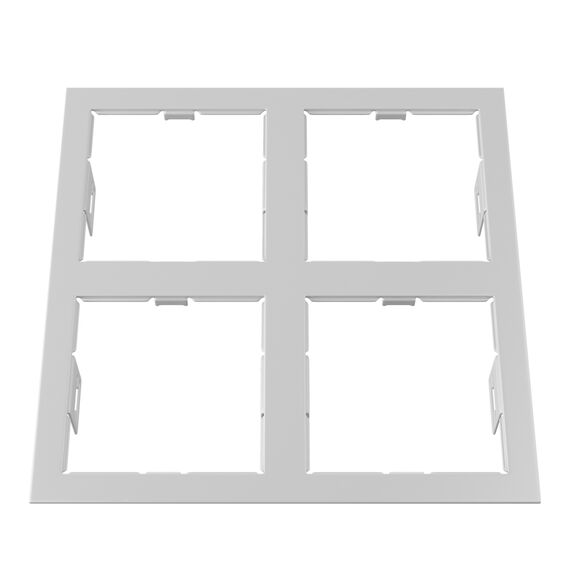 Lightstar 214546 Рамка DOMINO QUADRO 2х2 MR16 БЕЛЫЙ