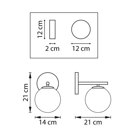 Lightstar 815513 Бра CROCO 1х40W E14 ЛАТУНЬ, изображение 2