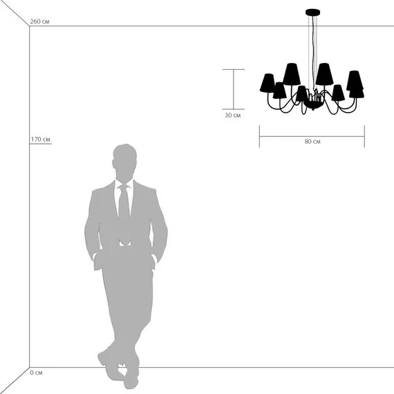Lightstar 758084 Люстра подв. DIAFANO 8х40W G9 ХРОМ/ПРОЗРАЧНЫЙ, изображение 3