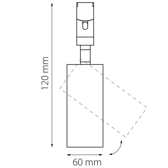 Lightstar 207337 Светильник 48V д/1-фазн трека DUE LED 15W 1100LM 36G ЧЕРНЫЙ 3000K IP20, изображение 2
