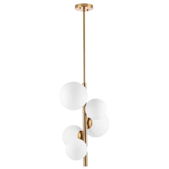 Lightstar 815053 Люстра CROCO 5х40W E14 ЛАТУНЬ