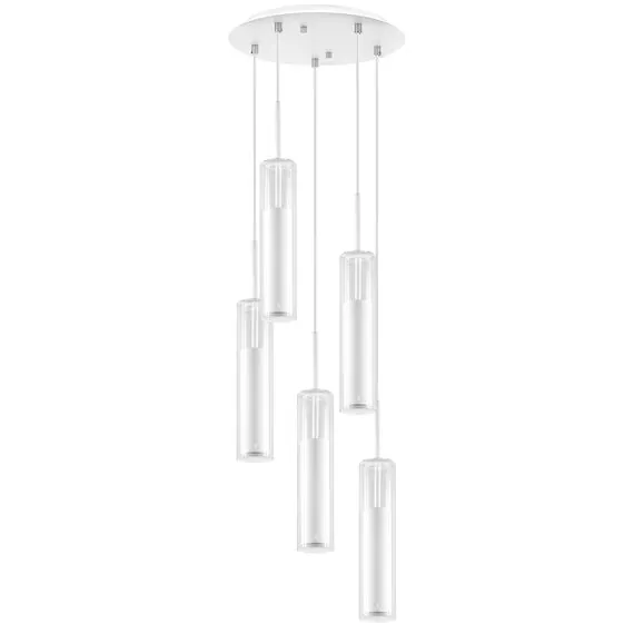 Lightstar 756056 Люстра CILINO 5х40W GU10 MATT WHITE