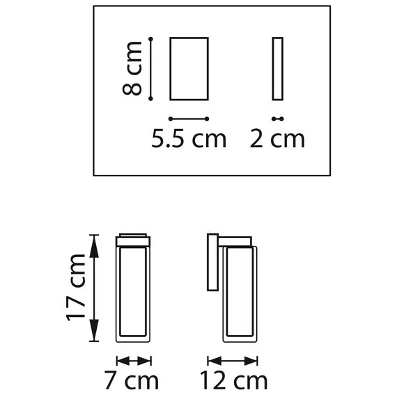 Lightstar 756616 Бра CILINO 1х40W GU10 WHITE, изображение 2