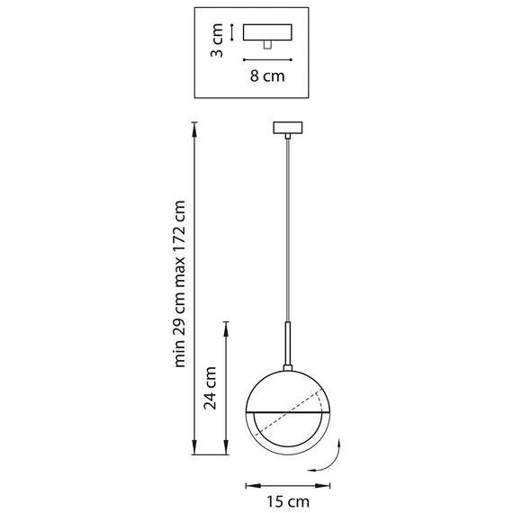Lightstar 815514 Люстра DAFNE 1х5W(led) G9 ХРОМ/ПРОЗРАЧНЫЙ, изображение 2