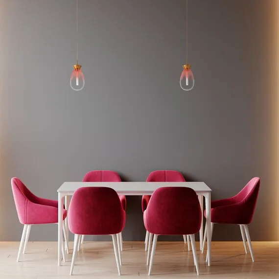 Lightstar 805112 Люстра COLORE LED 1х4W 220LM ЗОЛОТО/РОЗОВЫЙ 3000K, изображение 2