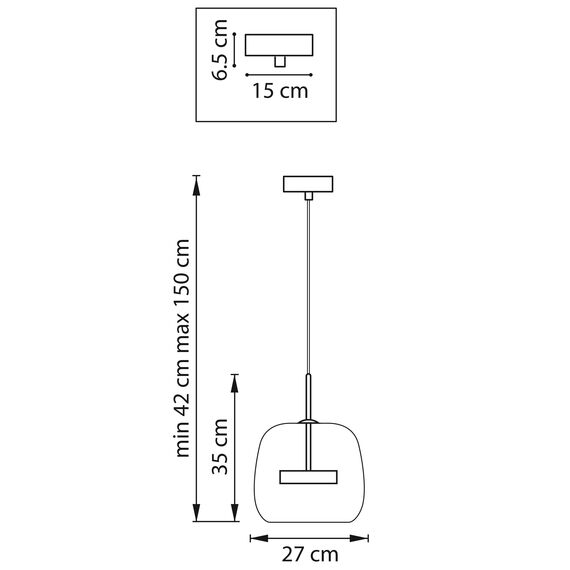 Lightstar 804018 Люстра CUPOLA LED 1х18W 900LM ЗОЛОТО/ДЫМЧАТЫЙ 3000K, изображение 3
