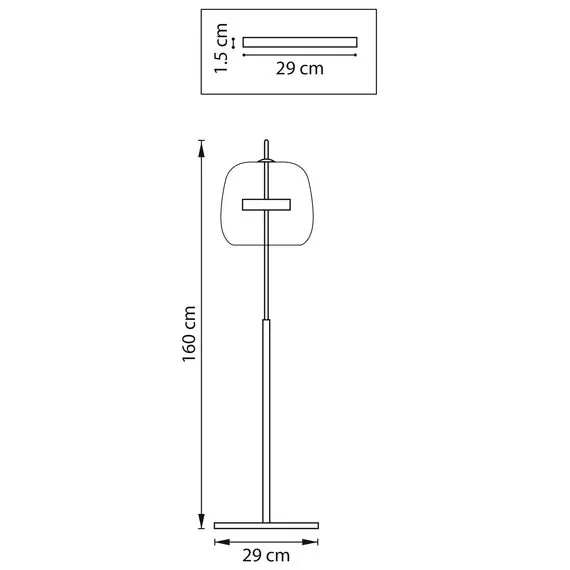 Lightstar 804718 Торшер CUPOLA LED 1х18W 900LM ЗОЛОТО/ДЫМЧАТЫЙ 3000K, изображение 3
