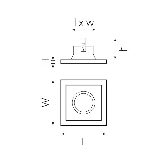 Lightstar D51707 Светильник DOMINO QUADRO МR16 (214517+214507), изображение 2