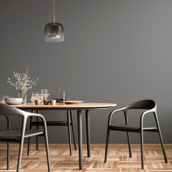 Lightstar 804018 Люстра CUPOLA LED 1х18W 900LM ЗОЛОТО/ДЫМЧАТЫЙ 3000K, изображение 2