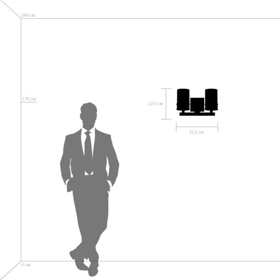 Lightstar 731627 Бра CERO 2х40W E14 ЧЕРНЫЙ/ЗОЛОТО/БЕЛЫЙ, изображение 3