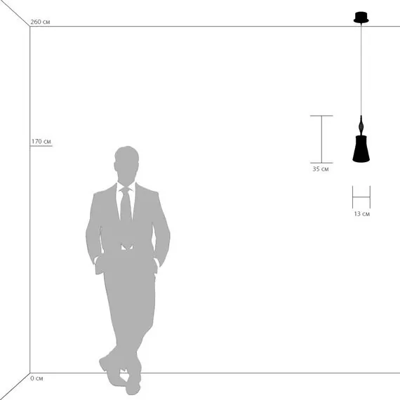 Lightstar 806010 Подвес ESCICA 1х40W E14 БЕЛЫЙ/КОНЬЯК/ХРОМ, изображение 3