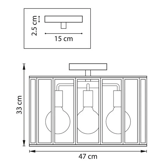 Lightstar 798257 Люстра GENNI 5х40W E27 ЧЕРНЫЙ МАТОВЫЙ/ПРОЗРАЧНЫЙ, изображение 2
