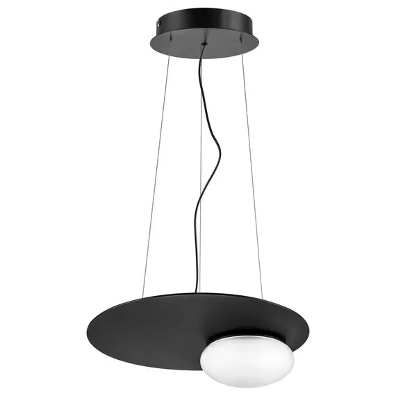 Lightstar 737337 Люстра EMISFERO 12W LED 655LM 180G ЧЕРНЫЙ 3000K