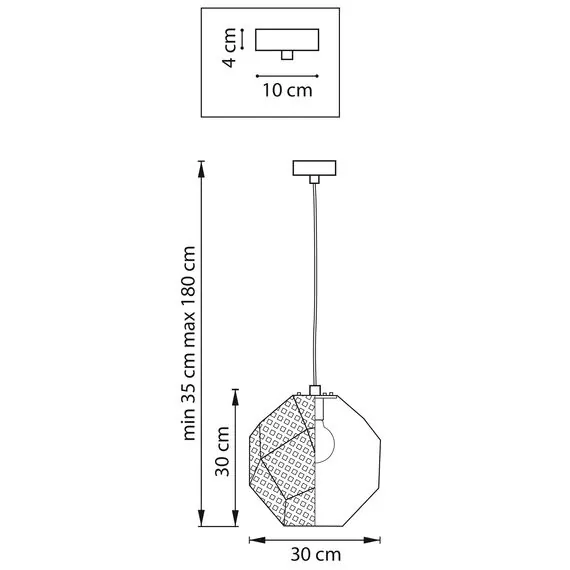 Lightstar 724112 Люстра FERMO 1х40W E27 ЗОЛОТО, изображение 2