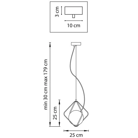 Lightstar 803317 Подвес GLOBO 1х6W(led) G9 ЧЕРНЫЙ, изображение 2